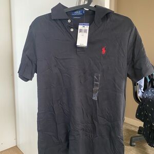 Ralph Lauren Black Polo Shirt Classic Fit